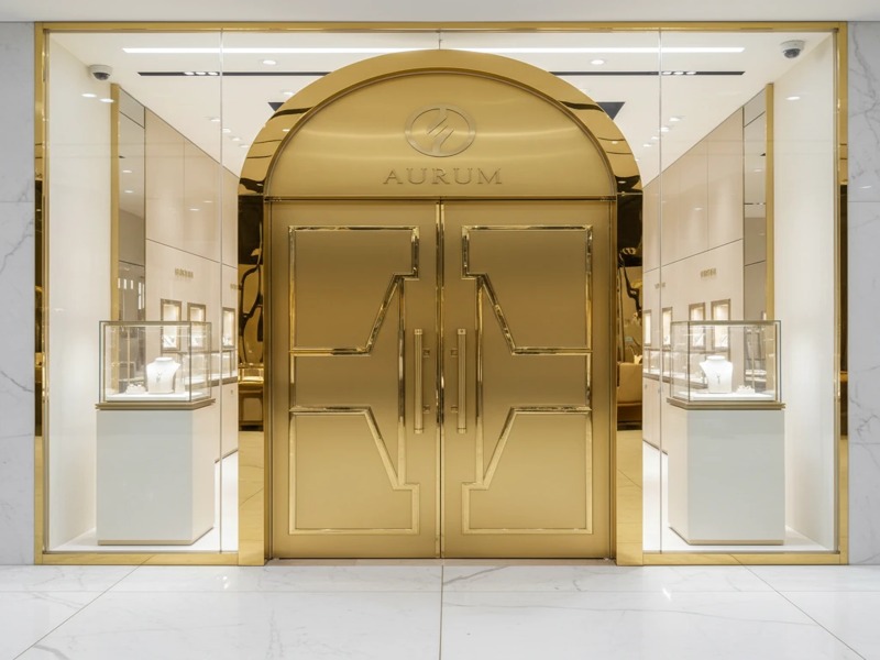 ساختار لایه‌ای شیشه ضدگلوله طلافروشی