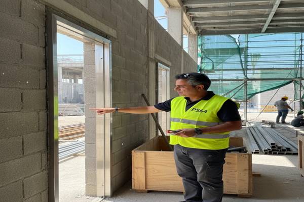 کنترل کیفی و چکاپ نهایی در زمان نصب درب استیل