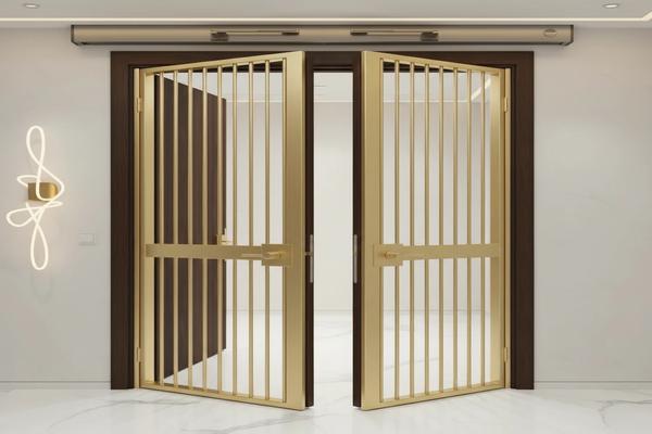 مراحل نصب فنی حفاظ استیل روی درب چوبی